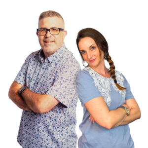 Tony & Emma at Breakfast