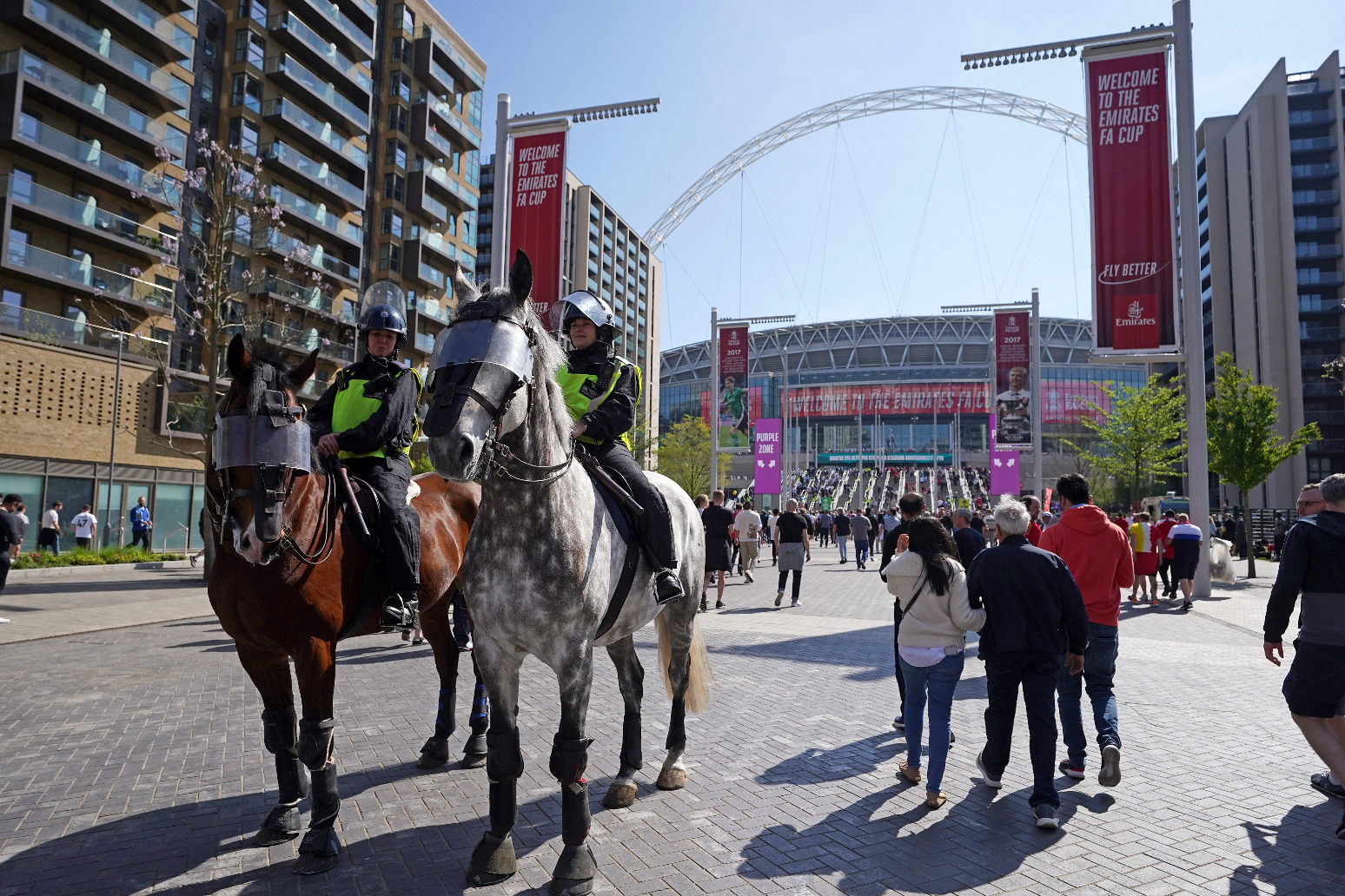 Fans at Wembley urged to be vigilant amid Brussels attacks 