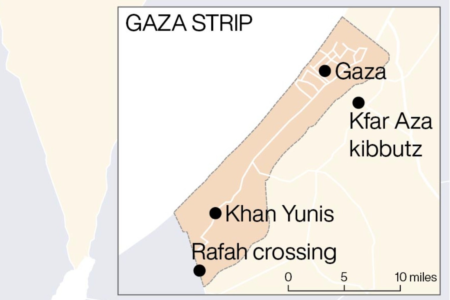 Humanitarian aid convoy crosses into Gaza Strip from Egypt 