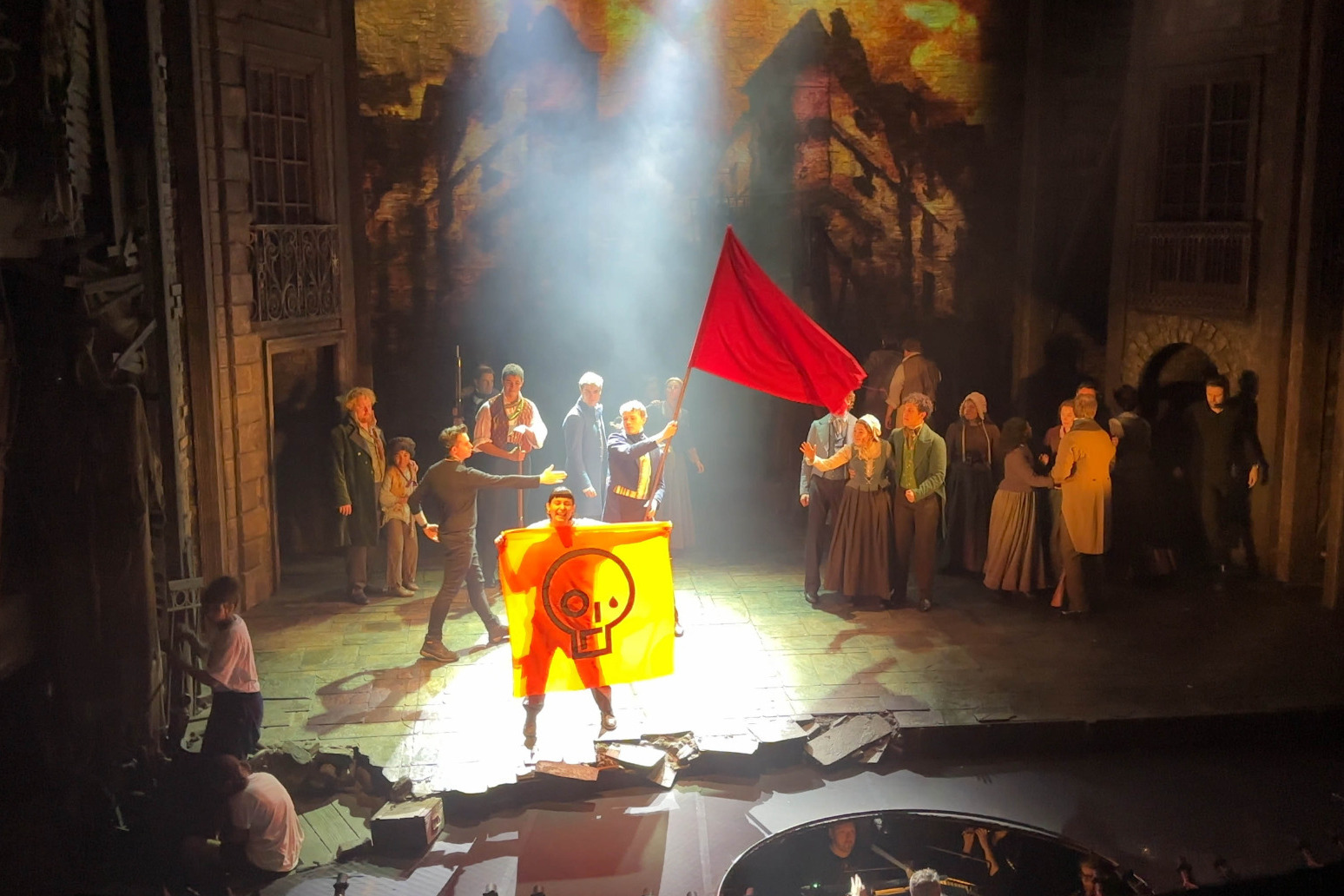 Just Stop Oil protesters disrupt West End performance of Les Miserables 