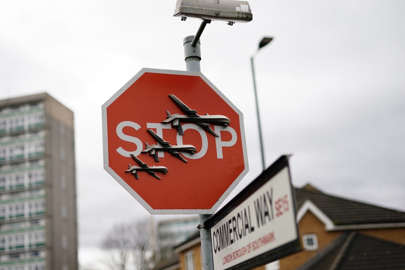 Police investigate after Banksy street artwork removed 