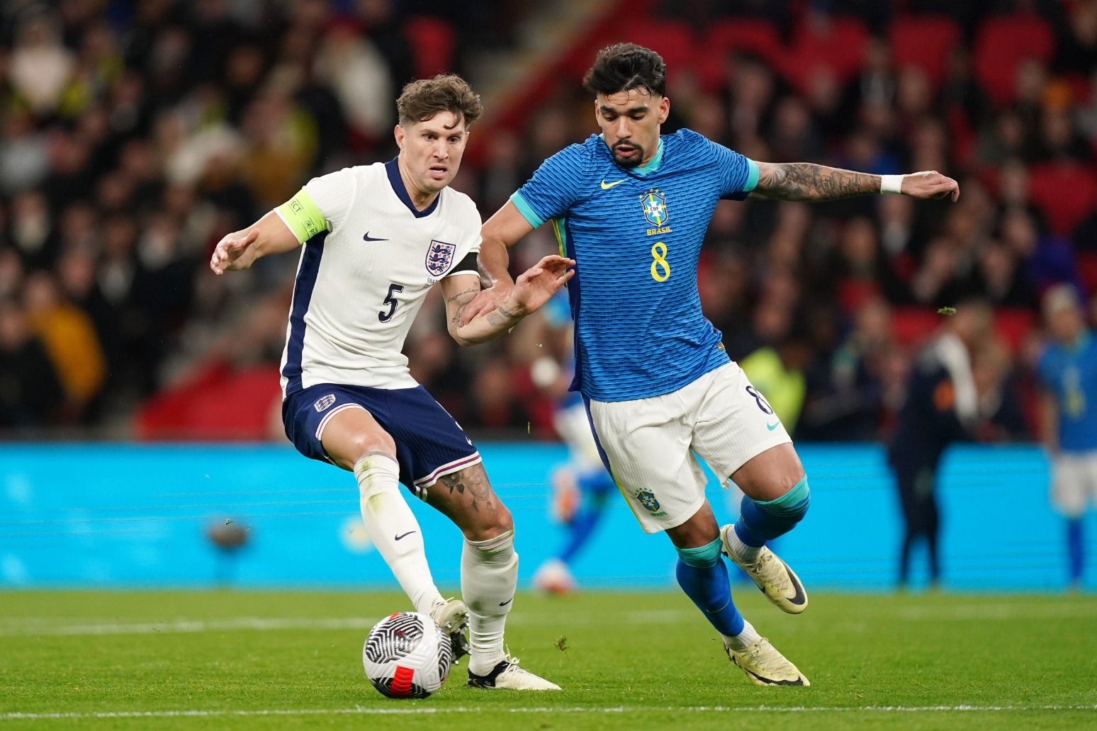 England beaten by Brazil in friendly 