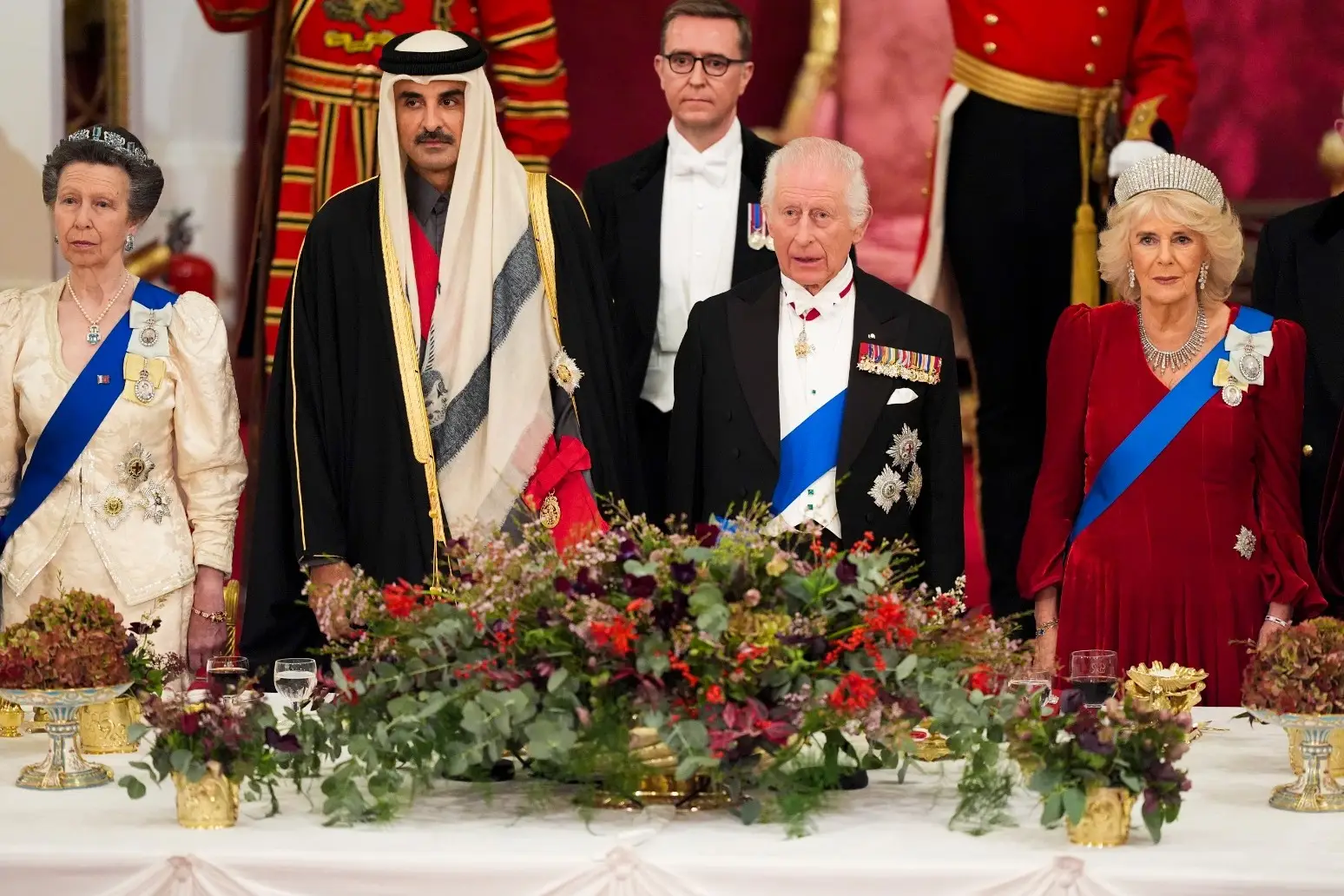 King Charles and Camilla host the Emir of Qatar on his two-day state visit 