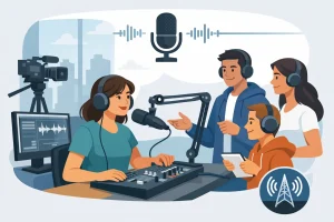 How Volunteers Learn Broadcasting Skills