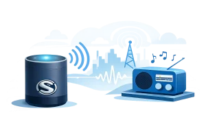How Smart Speakers Play Radio