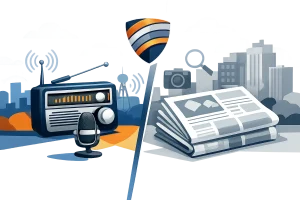 Local News Radio vs Newspapers