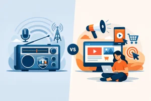 Local Radio vs Online Ads: What Works?